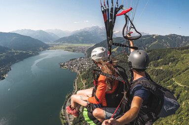 Tandem Paragliding in Zell am See | © Falken Air, Foto Mag. Josef Nindl 
