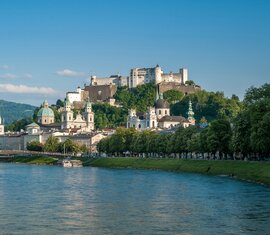 View of the Hohen Salzburg Fortress | © Salzburg Tourismus