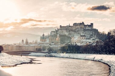Winter in der Stadt Salzburg | © SalzburgerLand Tourismus, Foto Plangwallner