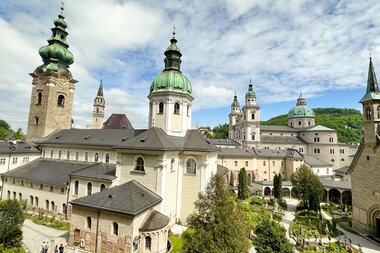 Ausblick auf die Erzabtei St. Peter und den Salzburger Dom | © TVB Piesendorf Niedernsill
