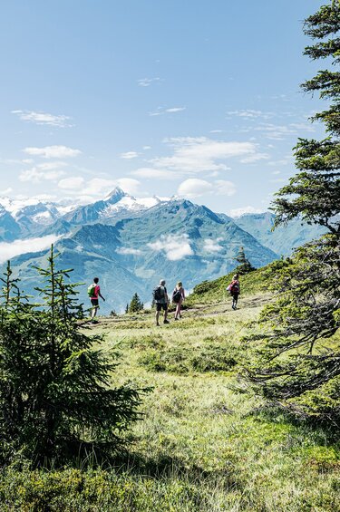 Hiking pleasure in a magnificent scenery | © TVB Piesendorf Niedernsill, Foto Harry Liebmann 